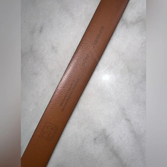 Jos. A. Bank Brown Leather Belt Classic Accessory - Picture 4 of 4